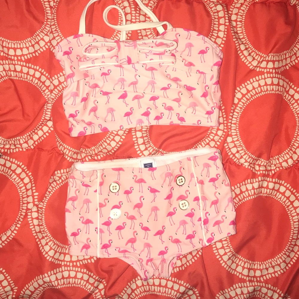 Janie and Jack flamingo swim 3T